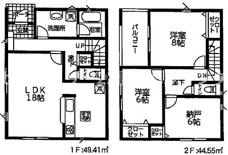 藤沢市長後第24　新築戸建3号棟　全6棟