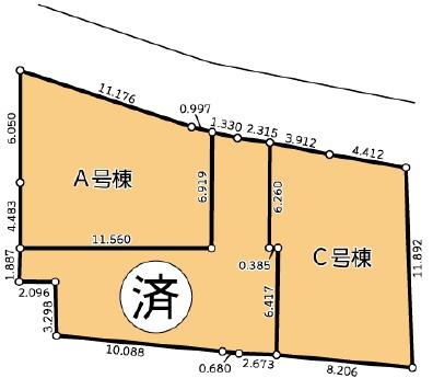 藤沢市大鋸　戸建A号棟　全3棟