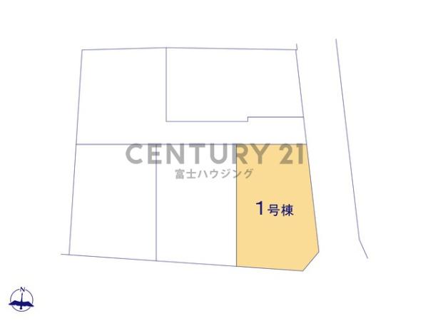 茅ケ崎市中島4期　新築戸建1号棟　全5棟