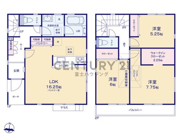 茅ケ崎市中島4期　新築戸建3号棟　全5棟