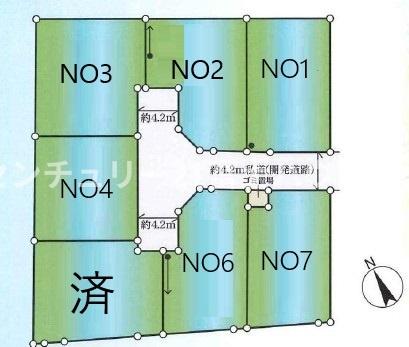 茅ヶ崎市萩園　売地NO1　全7区画