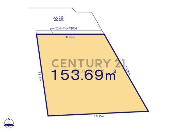 茅ヶ崎市香川5丁目　条件無売地　全1区画