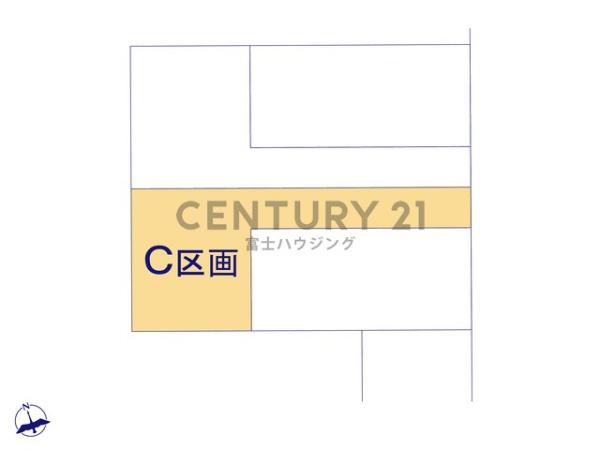 藤沢市石川1丁目　条件無売地C区画　全4画
