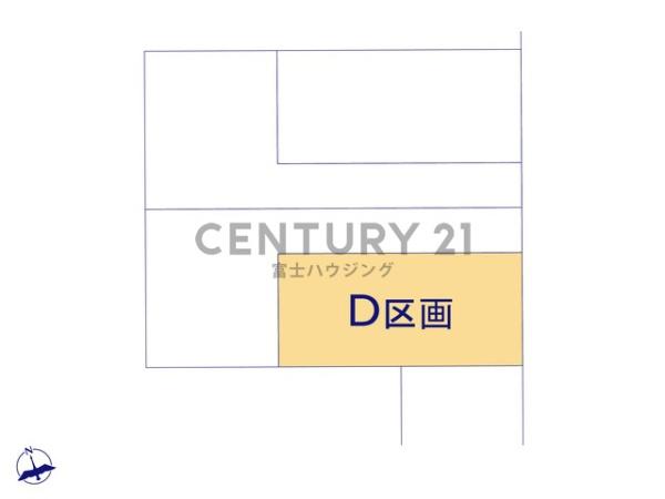 藤沢市石川1丁目　条件無売地D区画　全4画