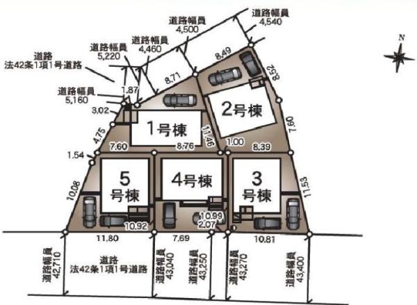 茅ヶ崎市赤羽根第13　新築戸建1号棟　全5棟