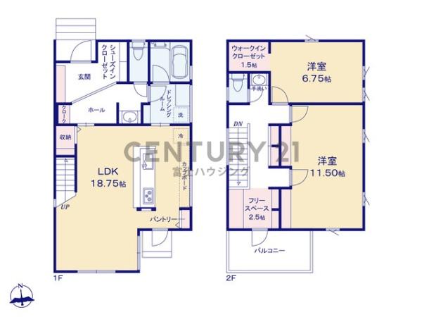 茅ヶ崎市松林3丁目　新築戸建5号棟　全8棟