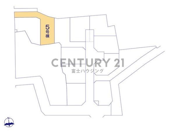 茅ヶ崎市松林3丁目　新築戸建5号棟　全8棟
