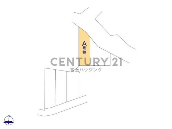藤沢市高倉2231番　新築戸建A号棟　全5棟