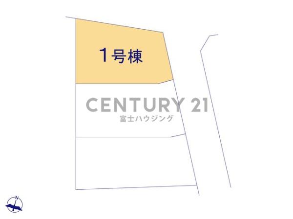 藤沢市城南1期　新築戸建1号棟　全3棟