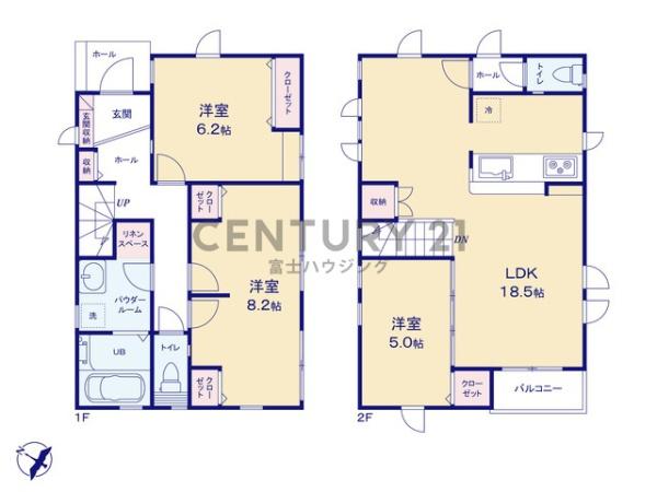 藤沢市辻堂東海岸2期　新築戸建3号棟　全3棟