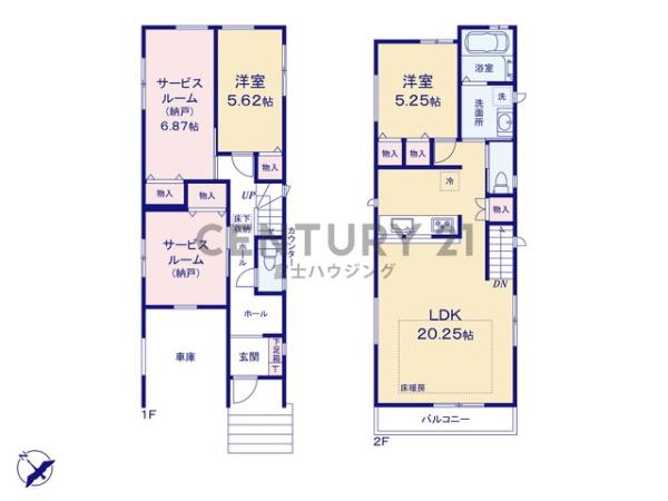 藤沢市本鵠沼2丁目　新築戸建2号棟　全2棟