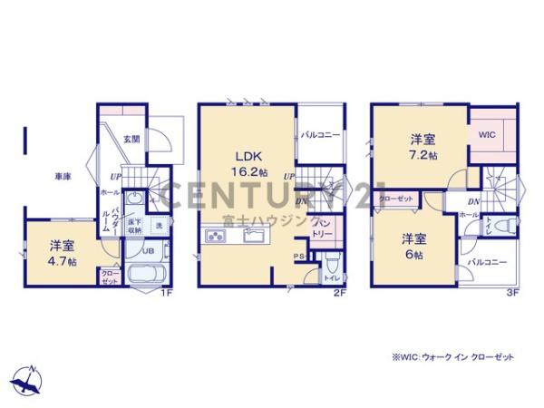 藤沢市弥勒寺1丁目Ⅲ　新築戸建1号棟　全2棟