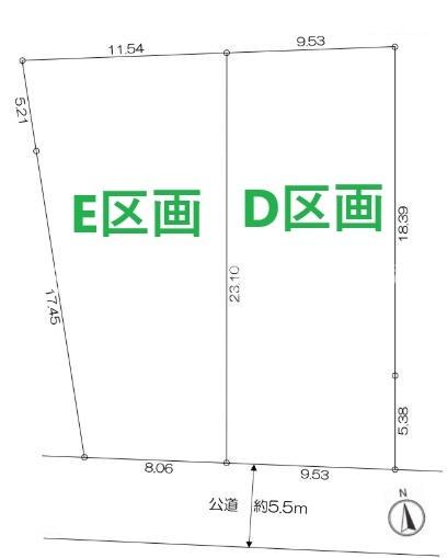 藤沢市鵠沼藤が谷4丁目　条件無売地E区画　全2区画