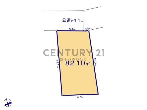 茅ヶ崎市菱沼1丁目　条件無売地　全1区画