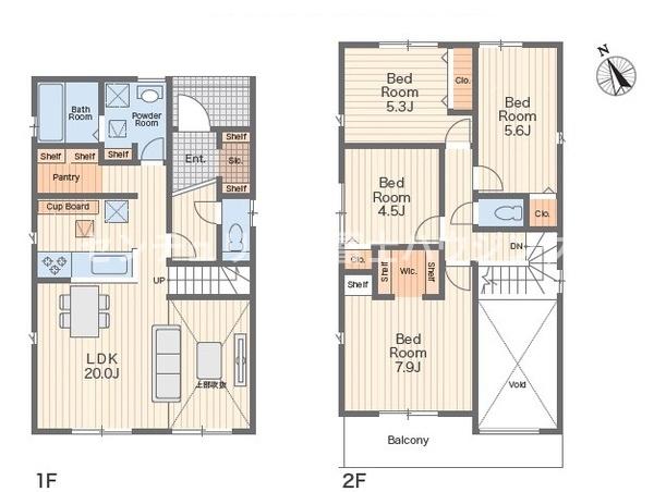 藤沢市大庭2期　新築戸建NO1　全2棟