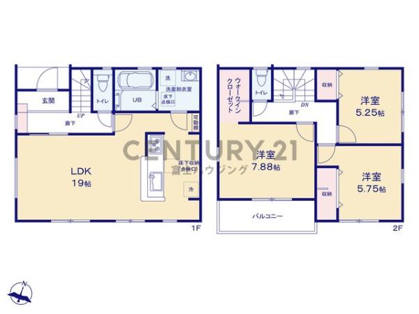 藤沢市石川6丁目　新築戸建2号棟　全2棟