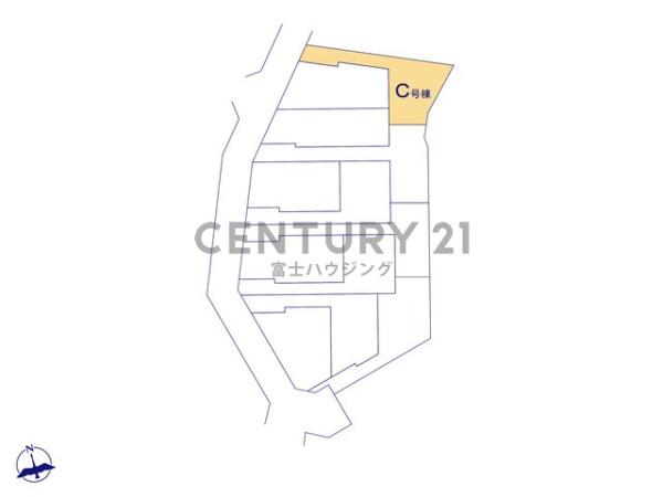 藤沢市亀井野4丁目　新築戸建C号棟　全3棟