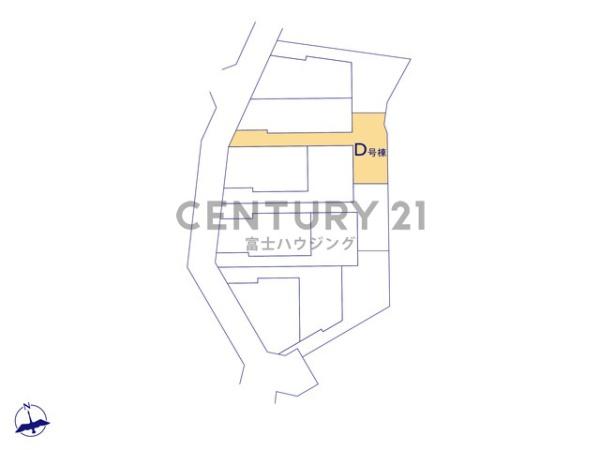 藤沢市亀井野4丁目　新築戸建D号棟　全3棟