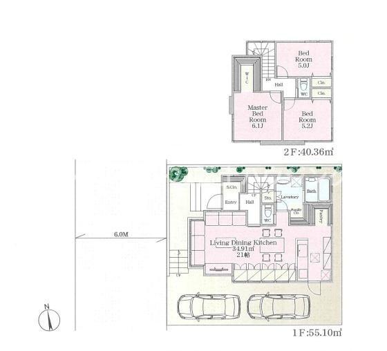 藤沢市大庭　新築戸建2号棟　全2棟