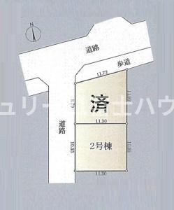 藤沢市大庭　新築戸建2号棟　全2棟
