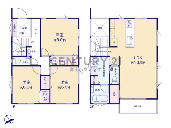 藤沢市大鋸　新築戸建5号棟　全12棟