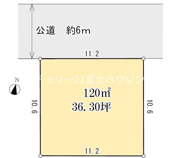 藤沢市菖蒲沢　条件無売地　全1区画