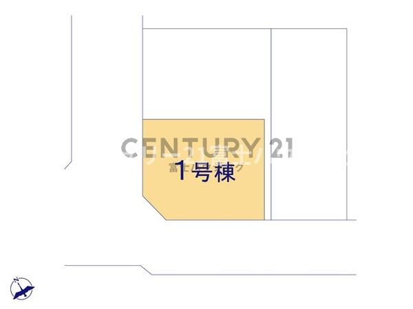 茅ヶ崎市室田2期　新築戸建1号棟　全3棟