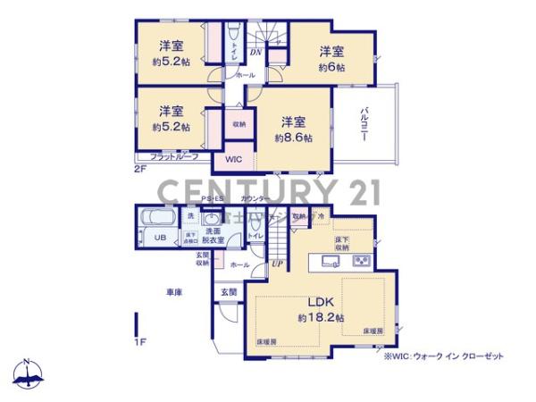 茅ヶ崎市菱沼3期　新築戸建1号棟　全1棟