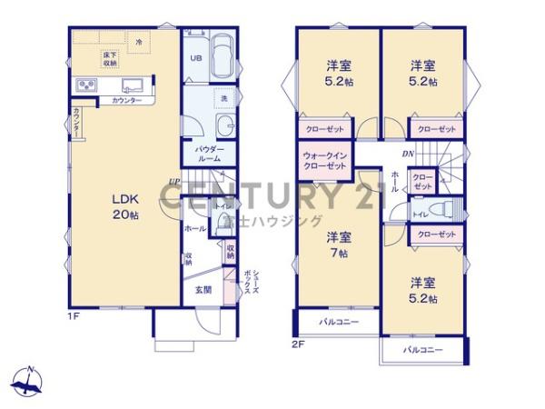 茅ヶ崎市柳島海岸1期　新築戸建1号棟　全1棟