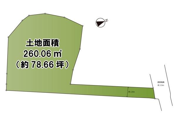 茅ヶ崎市赤羽根　条件無売地　全1区画