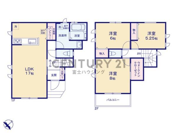 茅ヶ崎市香川2丁目1716番　新築戸建1号棟　全1棟