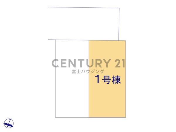 藤沢市湘南台3丁目　新築戸建1号棟　全2棟