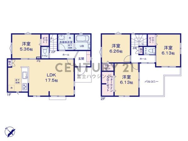 藤沢市鵠沼松が岡418　新築戸建3号棟　全4棟