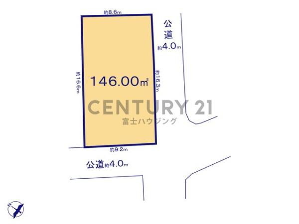 藤沢市本鵠沼9期　条件無売地2号地　全2区画