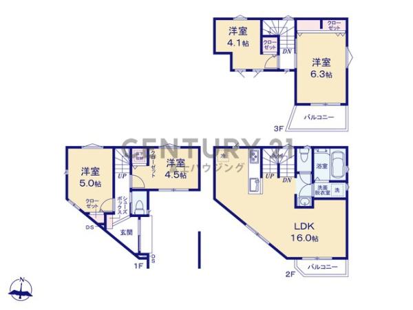 茅ヶ崎市浜竹１丁目の新築一戸建