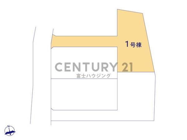 藤沢市石川5期　新築戸建1号棟　全3棟