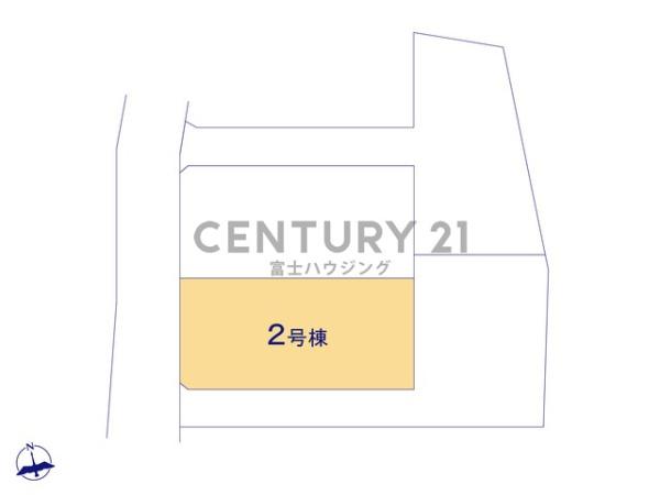 藤沢市石川5期　新築戸建2号棟　全3棟