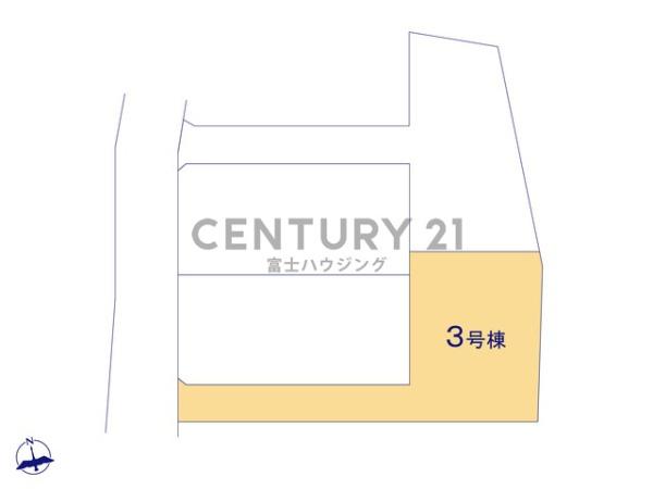 藤沢市石川5期　新築戸建3号棟　全3棟