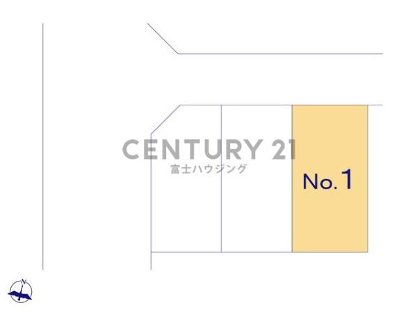 藤沢市湘南台5丁目　新築戸建1号棟　全3棟