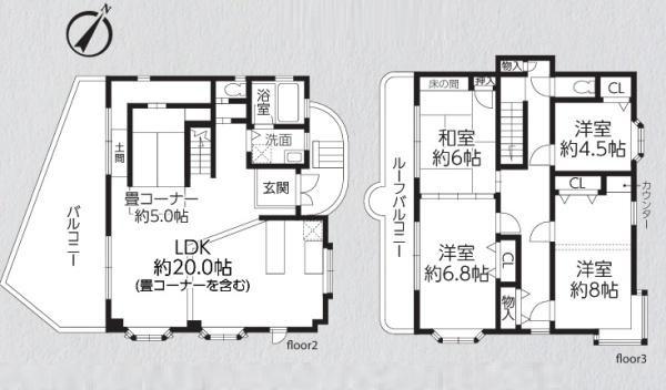 茅ヶ崎市中海岸４丁目の中古一戸建て