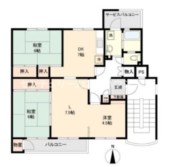 鎌倉グリーンハイツA6号棟