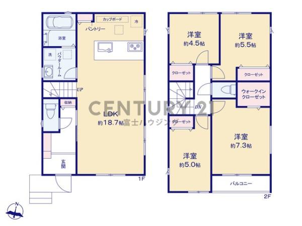 茅ヶ崎市柳島　新築戸建2号棟　全２棟