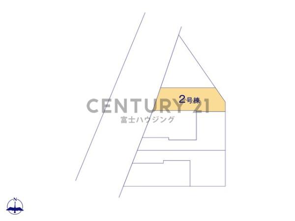 藤沢市川名1丁目Ⅱ　新築戸建2号棟　全6棟