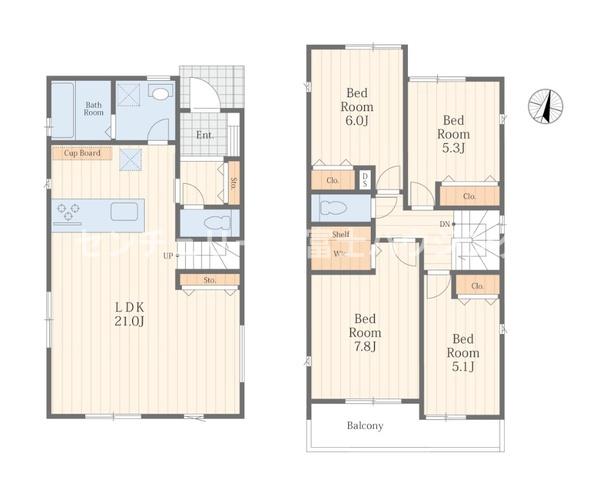 鎌倉市西鎌倉1丁目　新築戸建2号棟　全2棟