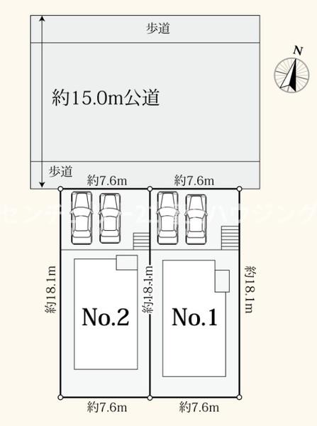 鎌倉市西鎌倉1丁目　新築戸建2号棟　全2棟