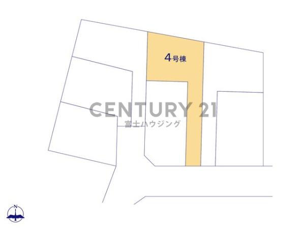 藤沢市並木台1丁目　新築戸建4号棟　全6区画