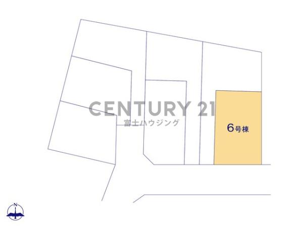 藤沢市並木台1丁目　新築戸建6号棟　全6区画