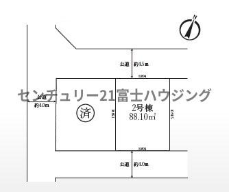 藤沢市辻堂元町5丁目　新築戸建2号棟　全2棟