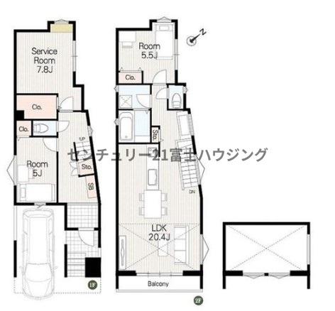 茅ヶ崎市東海岸北2丁目　新築戸建B棟　全2棟