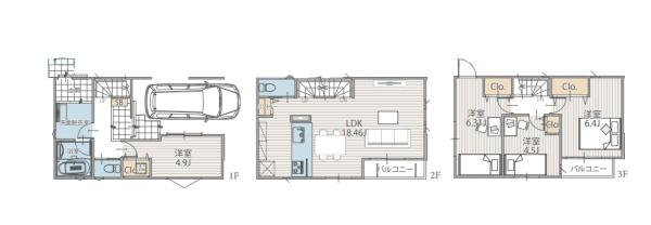 鎌倉市腰越4丁目2　新築戸建1号棟　全1棟